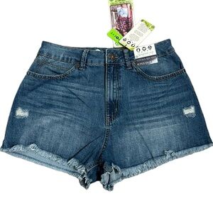 BY REWASH Vintage reunion super high rise The Mom shorts